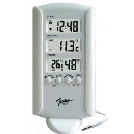 TRIPLE THERMO-HYGROMETRE -50/+70'C AVEC CABLE 1M