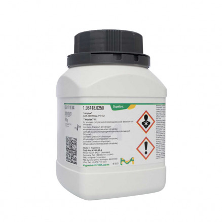 ACIDE EDTA SEL DISODIQUE DIHY -DRATE P.A. MERCK 8418 - 250G