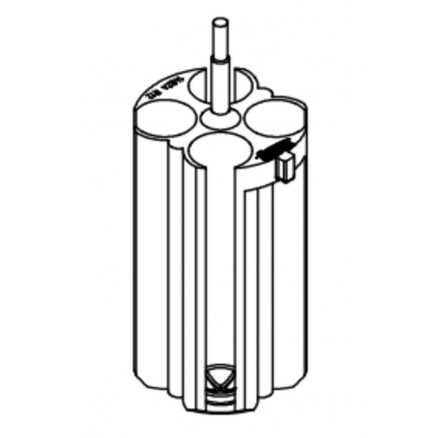 ADAPTATEUR TUBE 4X15ML DIAM. 17MM HETTICH 1482A