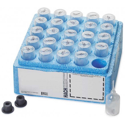 ACCUVAC O2 DIS. 0,3 - 15MG/L HACH 2515025 - PACK DE 25