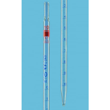 PIPETTE GRADUEE BRAND VERRE DE CHIMIE 1ML EN 0,01ML