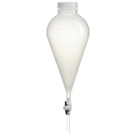 AMPOULE A DECANTER SQUIBB NALGENE PP FORME POIRE 1L - X4