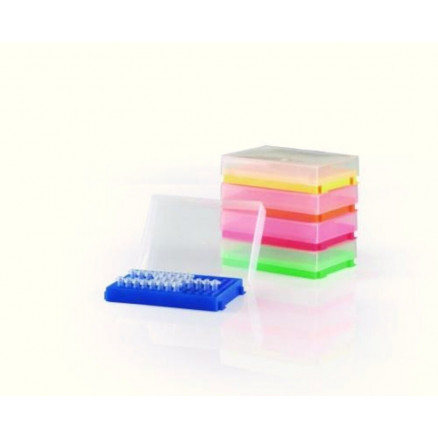 PORTOIR PCR 96 PUITS 0.2 ML ASSORTIMENT DE 5