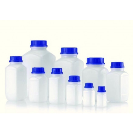 FLACON CARRE HDPE 750 ML