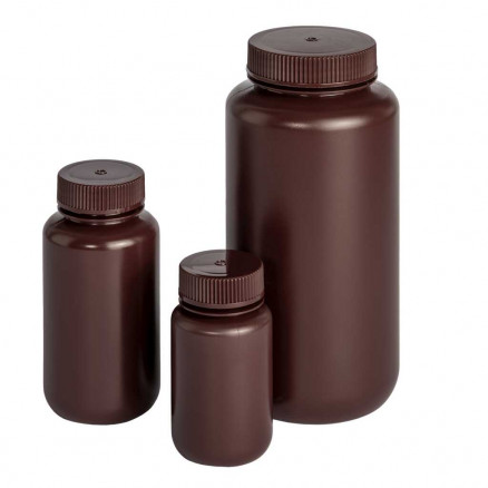 FLACON EN PEHD AMBRE 125ML PACK DE 12