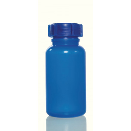 FLACON COL LARGE LDPE BLEU 1000 ML PACK DE 12