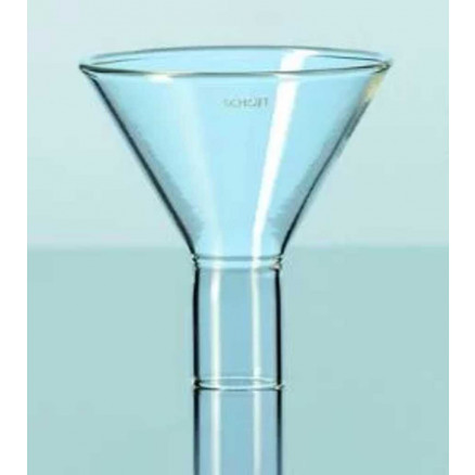 ENTONNOIR A POUDRE VERRE DURAN DIAM. 70MM LONG. TIGE 30MM