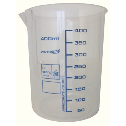 BECHER A BEC FORME BASSE VERRE BOROSILICATE GRADUE 3L - X4