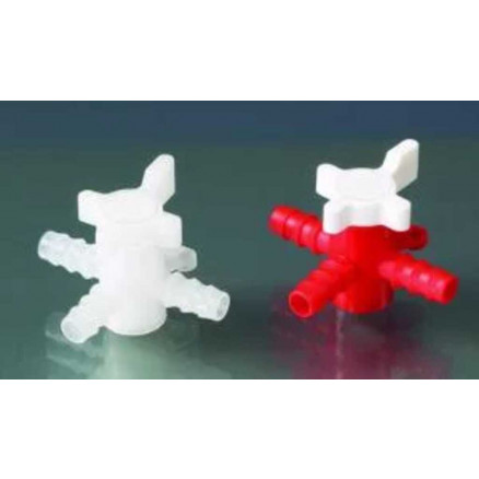 VANNE 3 VOIES 7-9MM EN PVDF