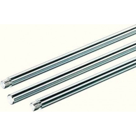 TIGE INOX POUR STATIF D=12MM L=750MM AVEC FILETAGE M10