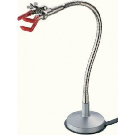 PINCE 3 DOIGTS SUR STATIF SOUPLE LONG.300MM