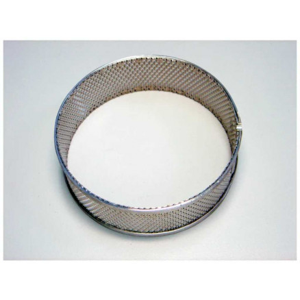TAMIS FOND PERFORE EN INOX MAILLE TRAPEZOIDALE 0,75 MM