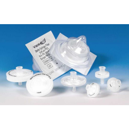 FILTRES SERINGUE VWR EN PTFE P.0,45UM D.13MM - PACK DE 100