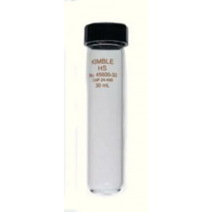 TUBE EN VERRE HIGH-SPEED 30ML AVEC CAPE A VIS-PACK6