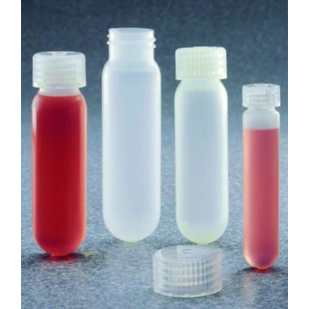 TUBES FOND ROND PS TR95 10 ML STERILE CAP.AILET ROUGE X 1000