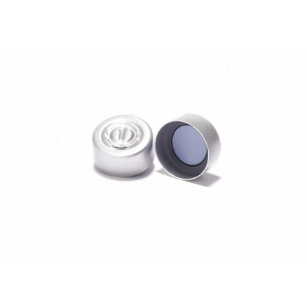 CAPSULE ALUMINIUM 13MM AVEC CAOUTCHOUC PTFE -X1000