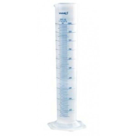 EPROUVETTE EN PP TRANSLUCIDE GRADUEE BLEUE 100ML - PACK 12