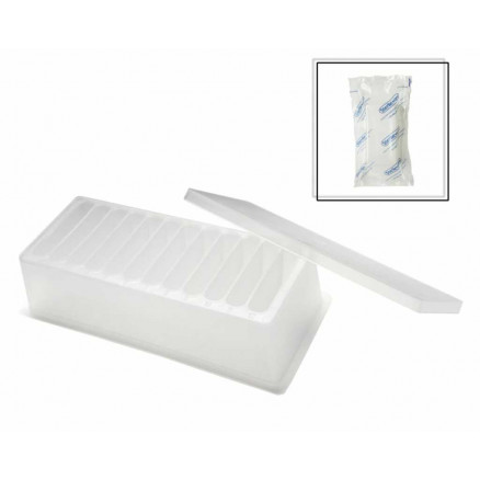 RESERVOIR A REACTIFS EN PS 12 COMPART. STERILES - PACK 50