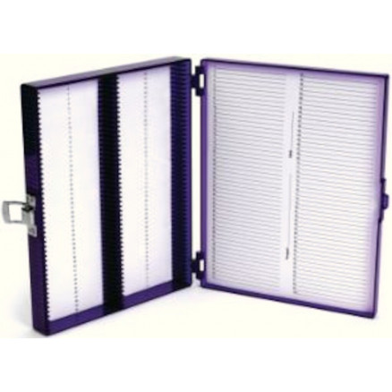 BOITE DE RANGEMENT POUR 100 LAMES - VIOLET