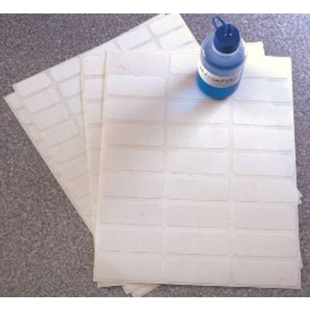 ETIQUETTE SUR FILM POLYOLEFINE D.51X102MM - PACK DE 100