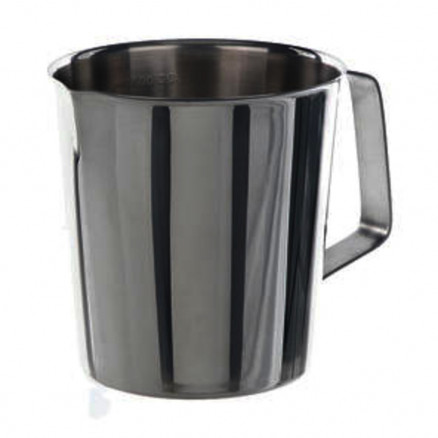 BECHER CONIQUE EN INOX CAP.1L D.125MM H.140MM AVEC ANSE