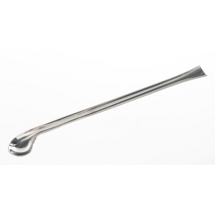 CUILLERE SPATULE CANNELEE INOX L.190MM DIAM.8MM