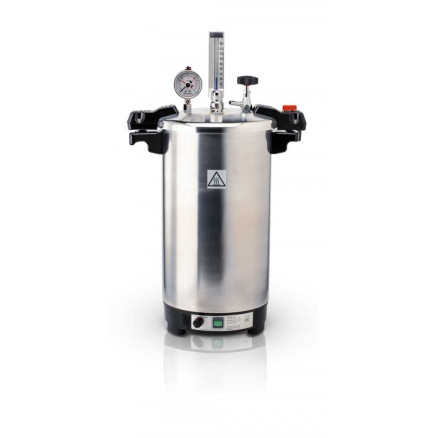 CERTOCLAV EL 115/121'C DE 18L EN ALU AVEC CHAUFFAGE INTEGRE