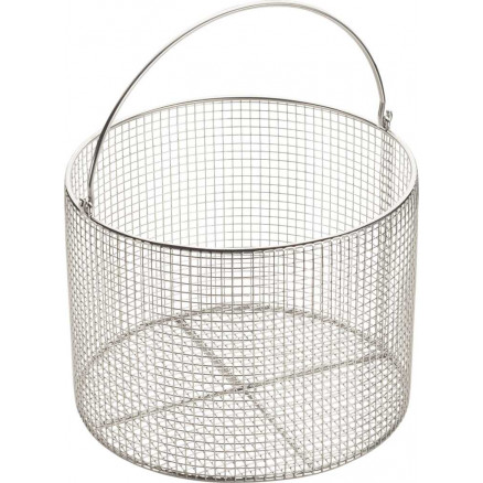 PANIER A INSTRUMENTS A POIGNEE CERTOCLAV D.23CM H.18CM