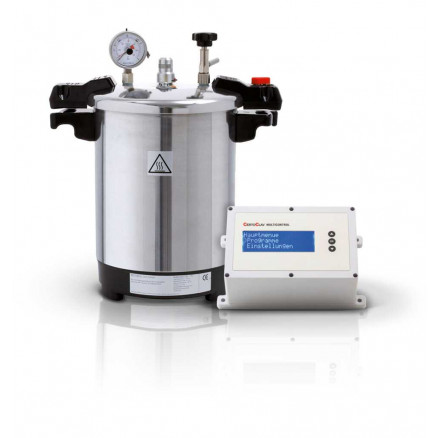 CERTOCLAV MULTICONTROL 12L EN ALU, PROGRAMMABLE 25'C A 140'C