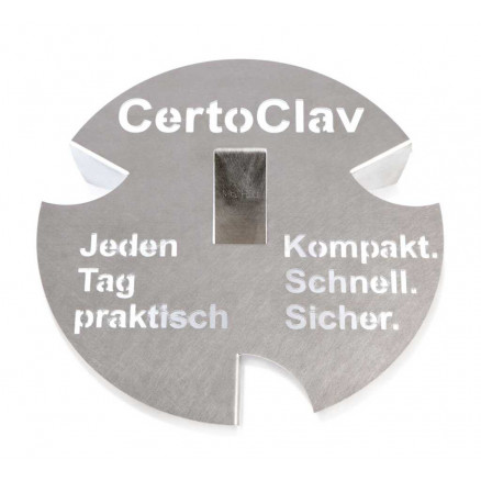 PLATEAU ALUMINUM POUR AUTOCLAVE CERTOCLAV D.22,5X4CM