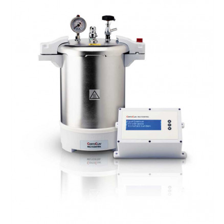 CERTOCLAV MULTICONTROL 2 - 18L INOX, PROGRAMMABLE 25'-140'C
