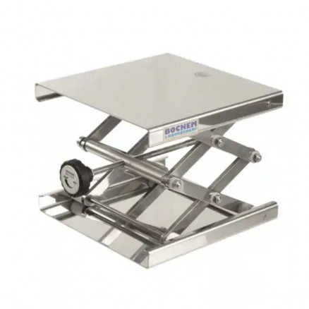 SUPPORT ELEVATEUR MECANIQUE EN INOX 160X130 HAUTEUR 60/275MM