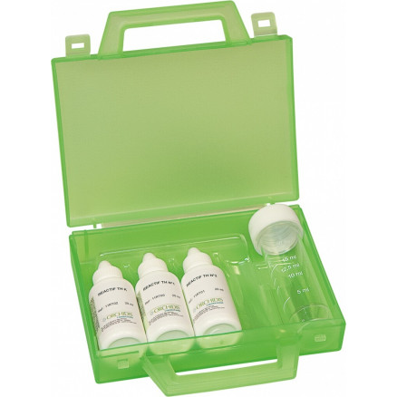 KIT DURETE DE L'EAU 0-2'F HAUTE SENSIBILITE-1GTTE=0,05'F
