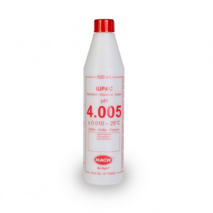 SOLUTION TAMPON PH4 GAMME IUPA CERTIFIEE DKD - 500ML