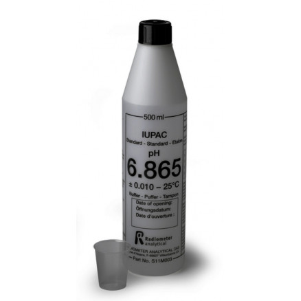 SOLUTION TAMPON PH 6,865 IUPAC CERTIFIEE DKD - 500ML