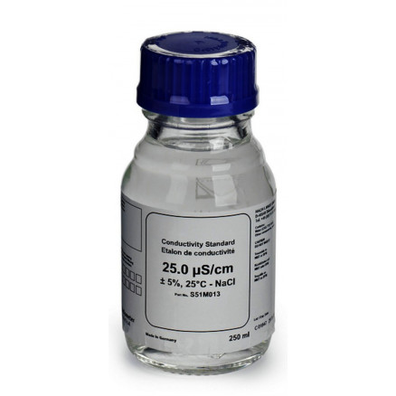 SOLUTION DE CONDUCTIVITE 25 uS/CM HACHS51M013 - 250ML