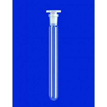 TUBE A ESSAI VERRE DURAN AVEC BOUCHON PTFE D16X160MM CN14/23
