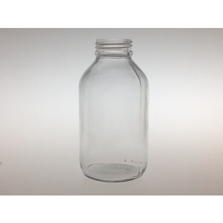 FLACON LABO L.O. VERRE BLANC DE 500ML AVEC BAGUE GCMI -P.33