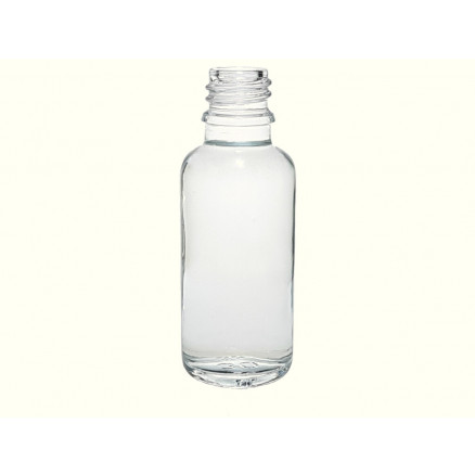 FLACON COMPTE-GOUTTE EN VERRE BLANC 30ML & CAPE MONTEE -P156