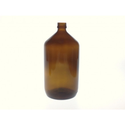 FLACON LABO E.O. VERRE JAUNE DE 1000 ML NU PACK DE 14
