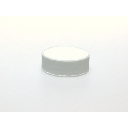 BOUCHON A VIS EN PP BLANC D.30MM - PACK DE 100