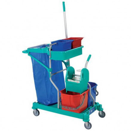 CHARIOT DE LAVAGE PLASTIQUE POUR LE MENAGE & ACCESSOIRES