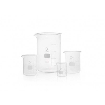 BECHER A BEC FORME BASSE DURAN 25ML - PAR 10