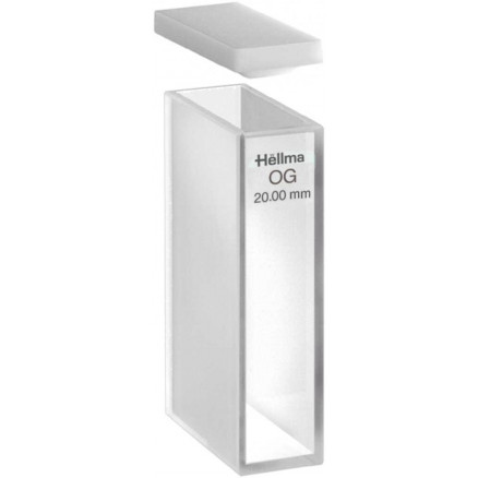 CUVE HELLMA EN VERRE TYPE 6030 T.O.20MM VOL.7000UL