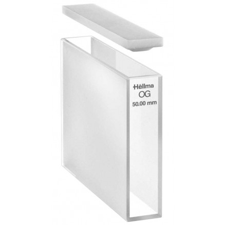 CUVE HELLMA EN VERRE TYPE 6030 T.O.50MM VOL.17500UL