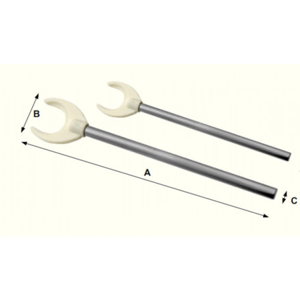 FOURCHE DE MANUTENTION POUR 500G OIML