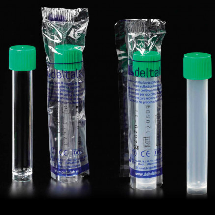 TUBE EN PS FOND ROND JUPE 12ML STERILE S/S.U- CARTON DE 1500