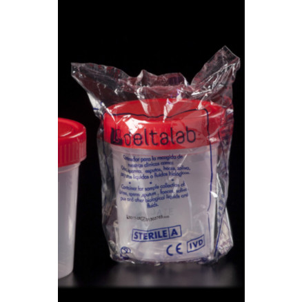 POTS RONDS EN PP IRRADIES CAP.150ML CAPE ROUGE - P.350