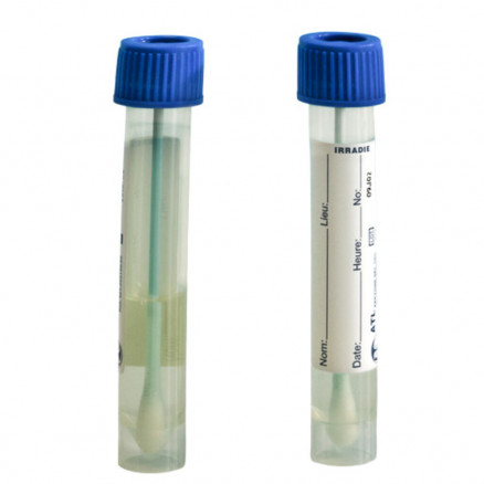 ECOUVILLONS PEPTONE SEL ET NEUTRALISANT - 4ML STERILE - PAR 50
