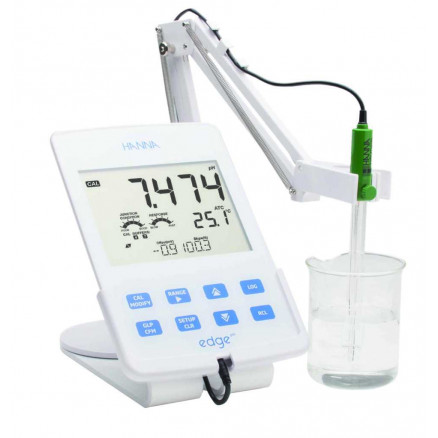 PH-METRE TABLETTE EDGE HANNA & ELECTRODE + SOLUTION TAMPON